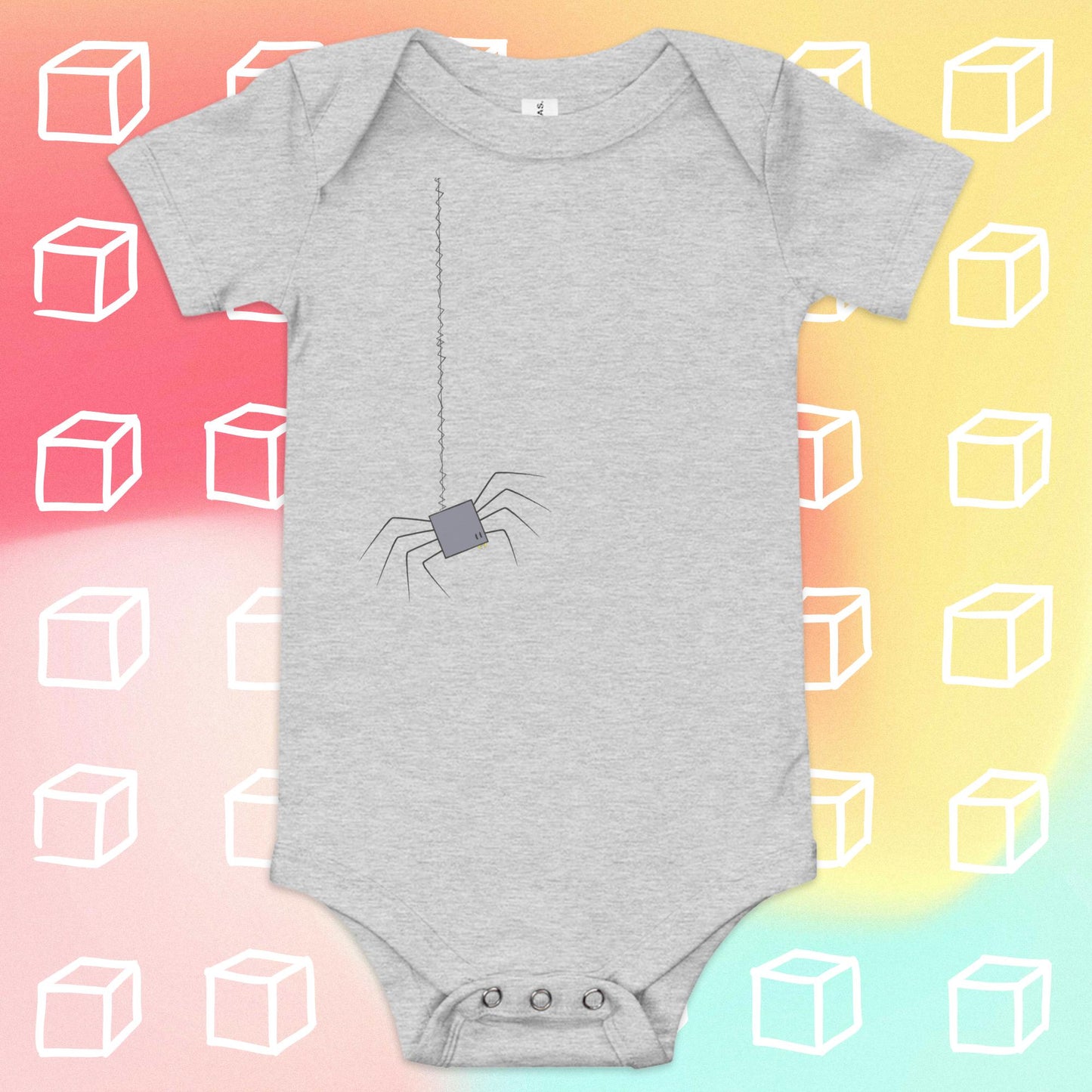 ZOOBOX // Animal Box // Araña // Body de bebé manga corta