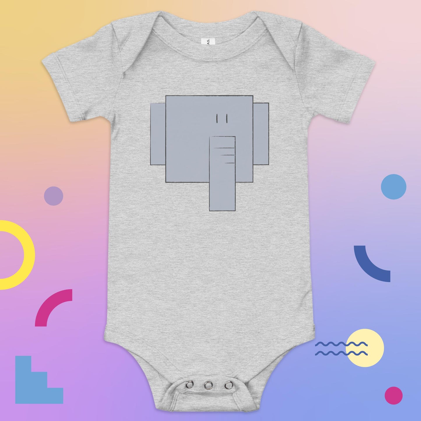 ZOOBOX // Animal Box // Elefante // Body de bebé manga corta