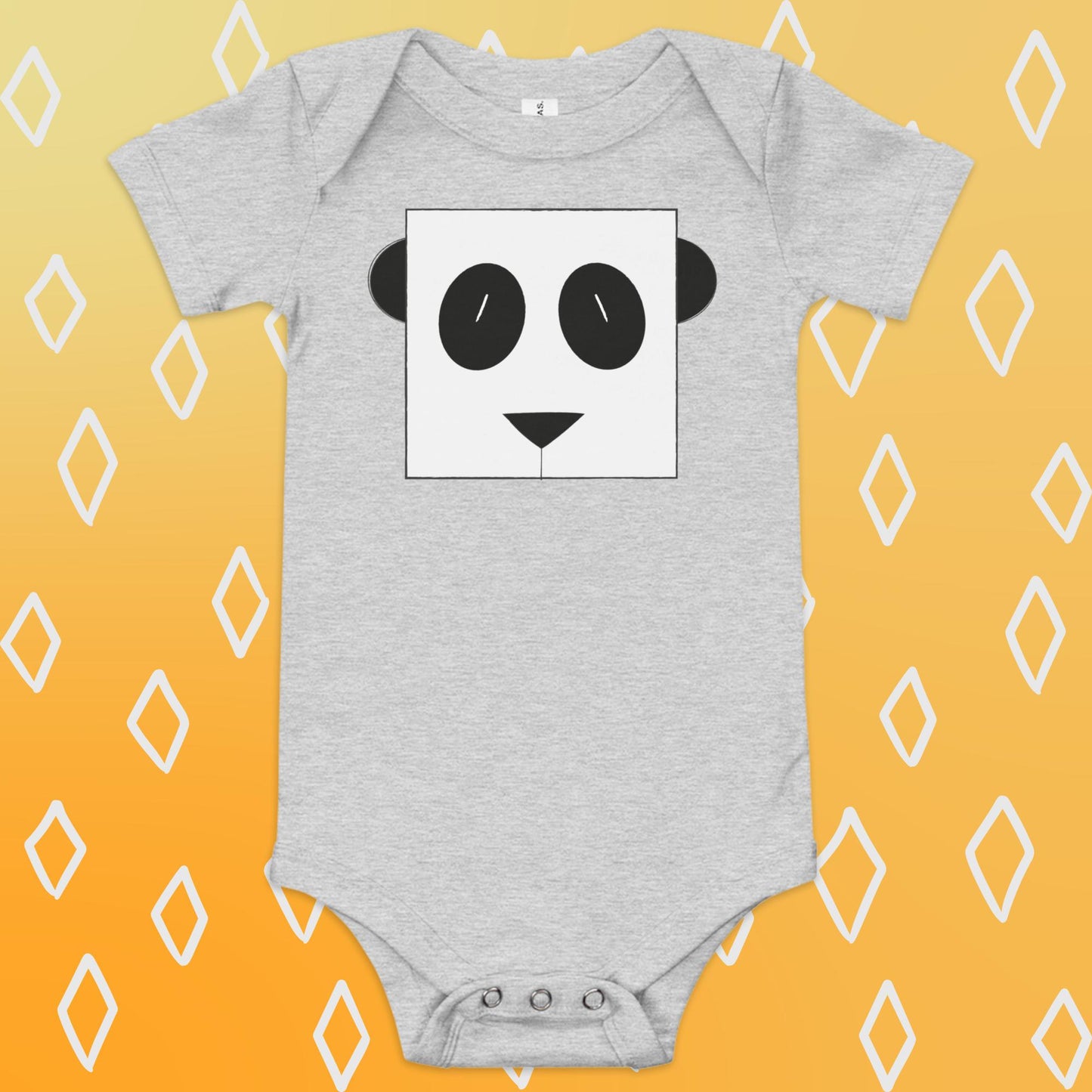 ZOOBOX // Animal Box // Panda // Body de bebé manga corta