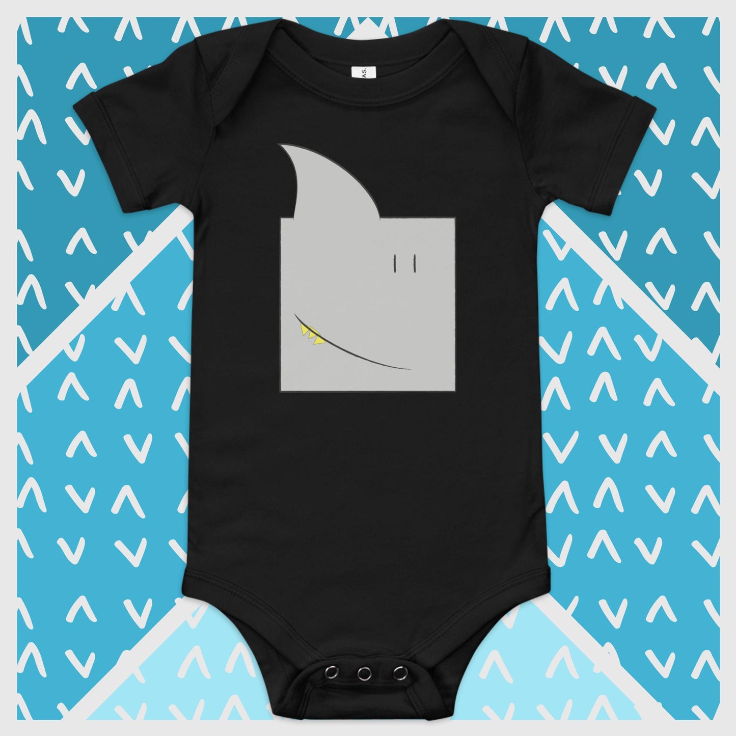 ZOOBOX // Animal Box // Tiburón // Body de bebé manga corta
