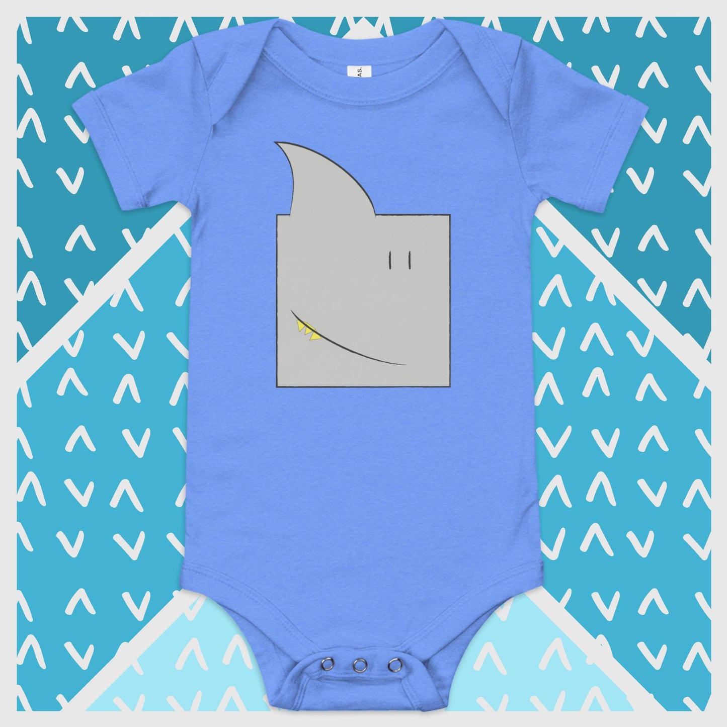 ZOOBOX // Animal Box // Tiburón // Body de bebé manga corta