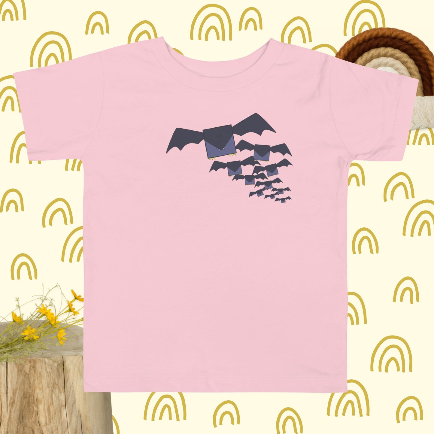 ZOOBOX // Animal Box // Murciélagos // Camiseta de manga corta para niño