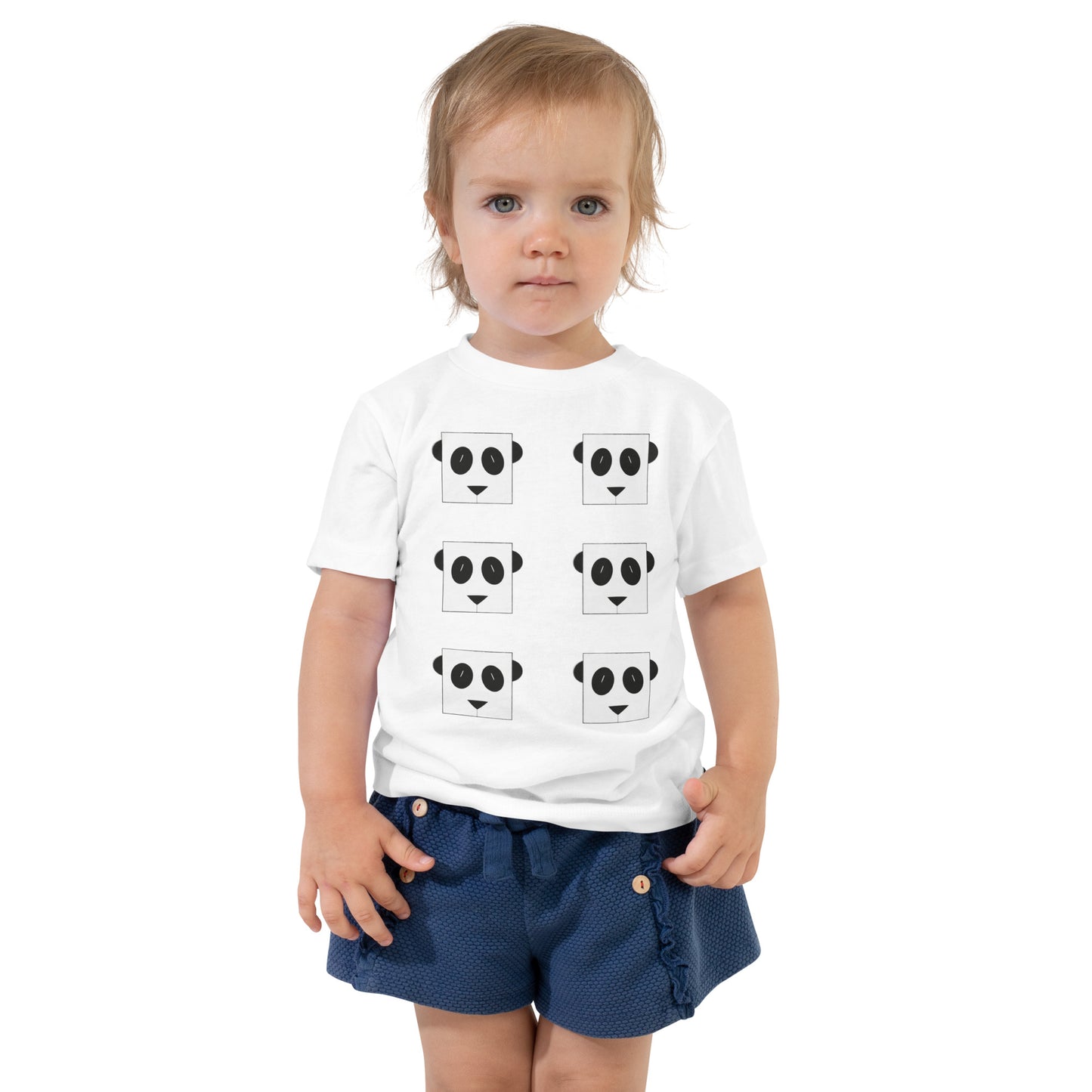 ZOOBOX // Animal Box // Pandas // Camiseta de manga corta para niño